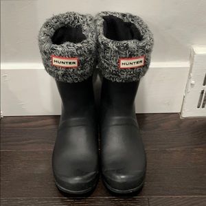 Original Short Hunter Rain Boots With Socks